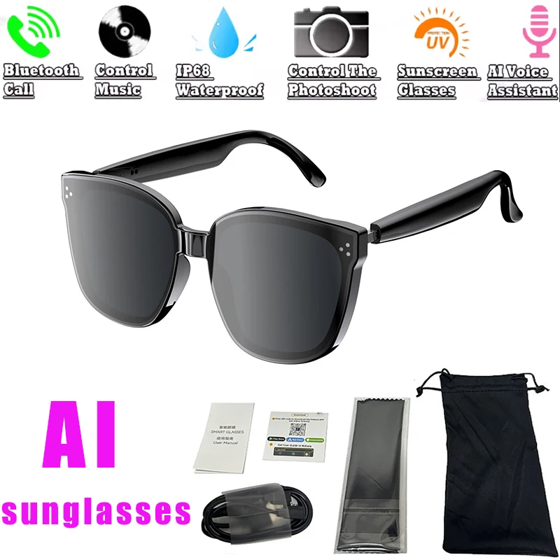 Audio With Music Ai - Spolaryzowane inteligentne okulary do tłumaczenia AI