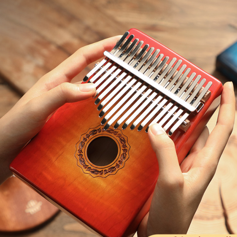 Kalimba Thumb Piano - Hluru Profesjonalna 17-klawiszowa Kalimba z klonu,