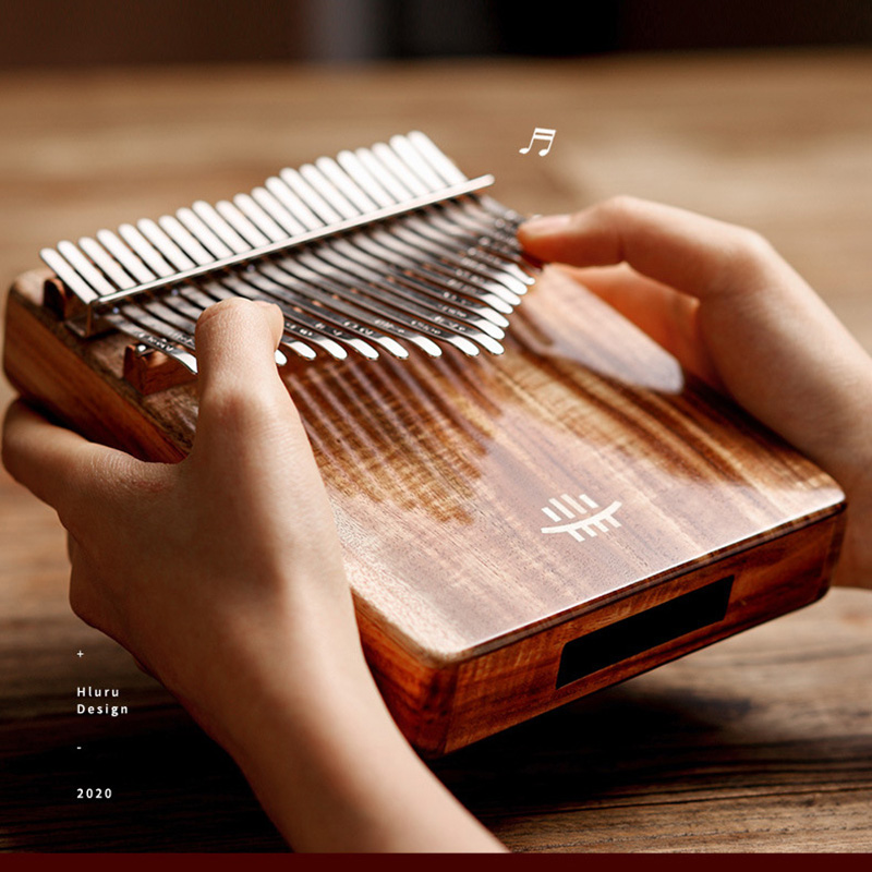Kalimba Thumb Piano - Hluru Kalimba 17 klawiszy z otworem