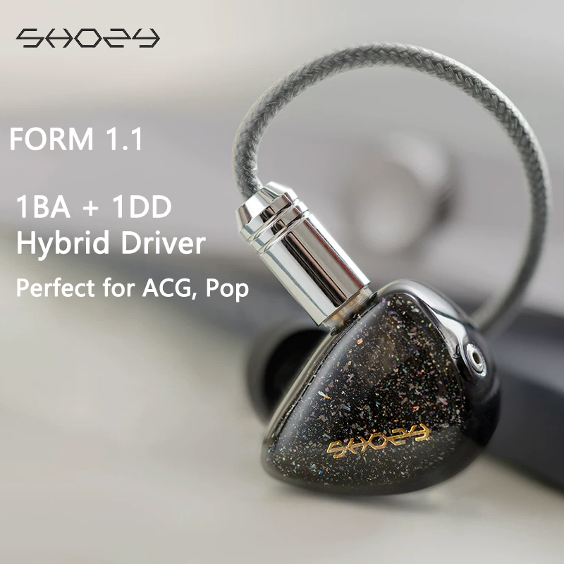 Audio Music Technology - Słuchawki przewodowe HiFi Shozy Form 1.1
