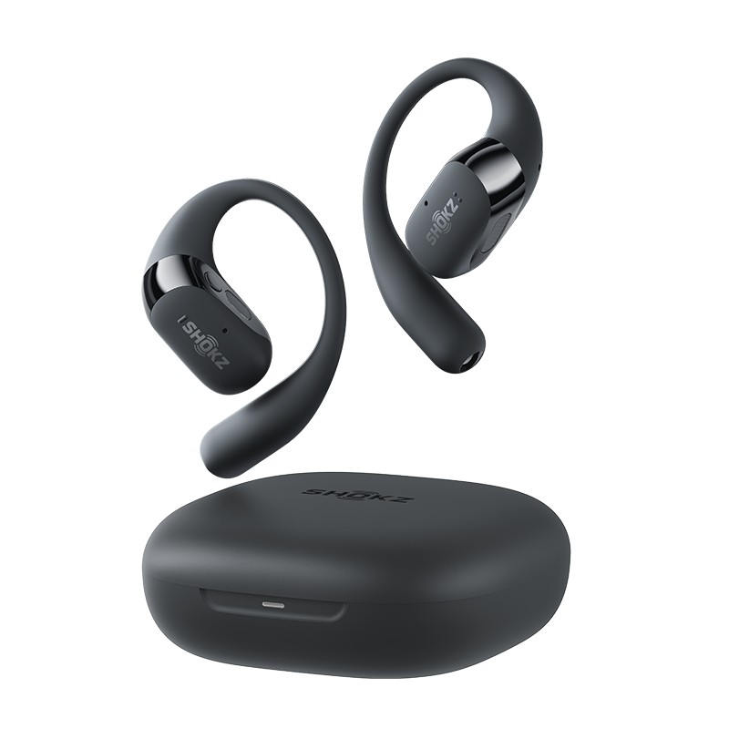 Audio Music Technology - Słuchawki Shokz OpenFit 2+T921 z mocowaniem