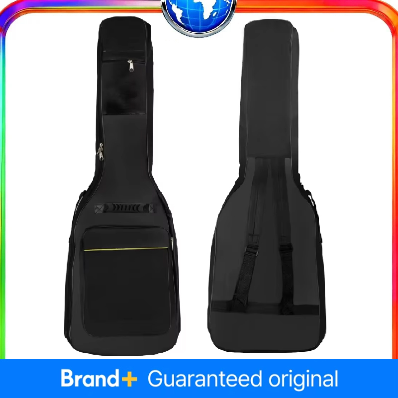 Guitar Strap Padded - Czarny pokrowiec na gitarę elektryczną, wodoodporny