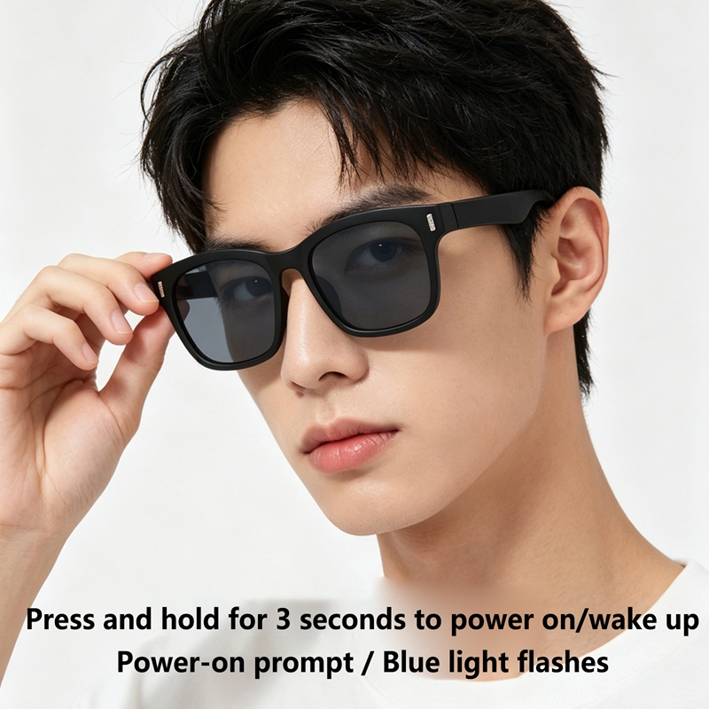 Audio With Music Ai - Inteligentne okulary przeciwsłoneczne AI z Bluetooth,