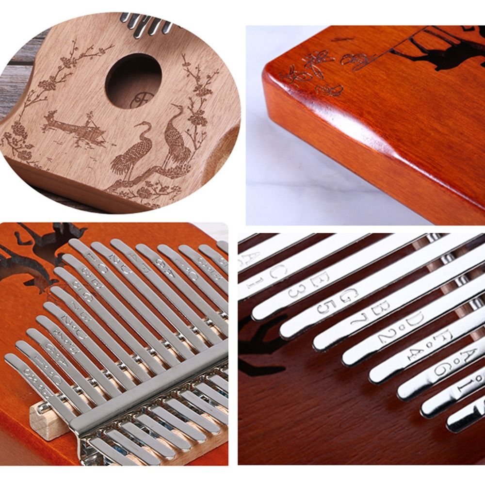 Kalimba Thumb Piano - Nowa Profesjonalna Strojona Kalimba Przenośna 17