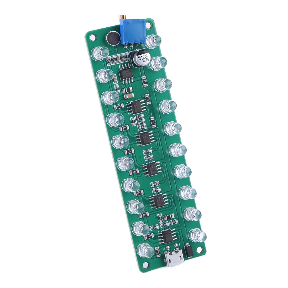 Audio Music Test - Analizator spektrum akustycznego DC 5V-12V, miernik