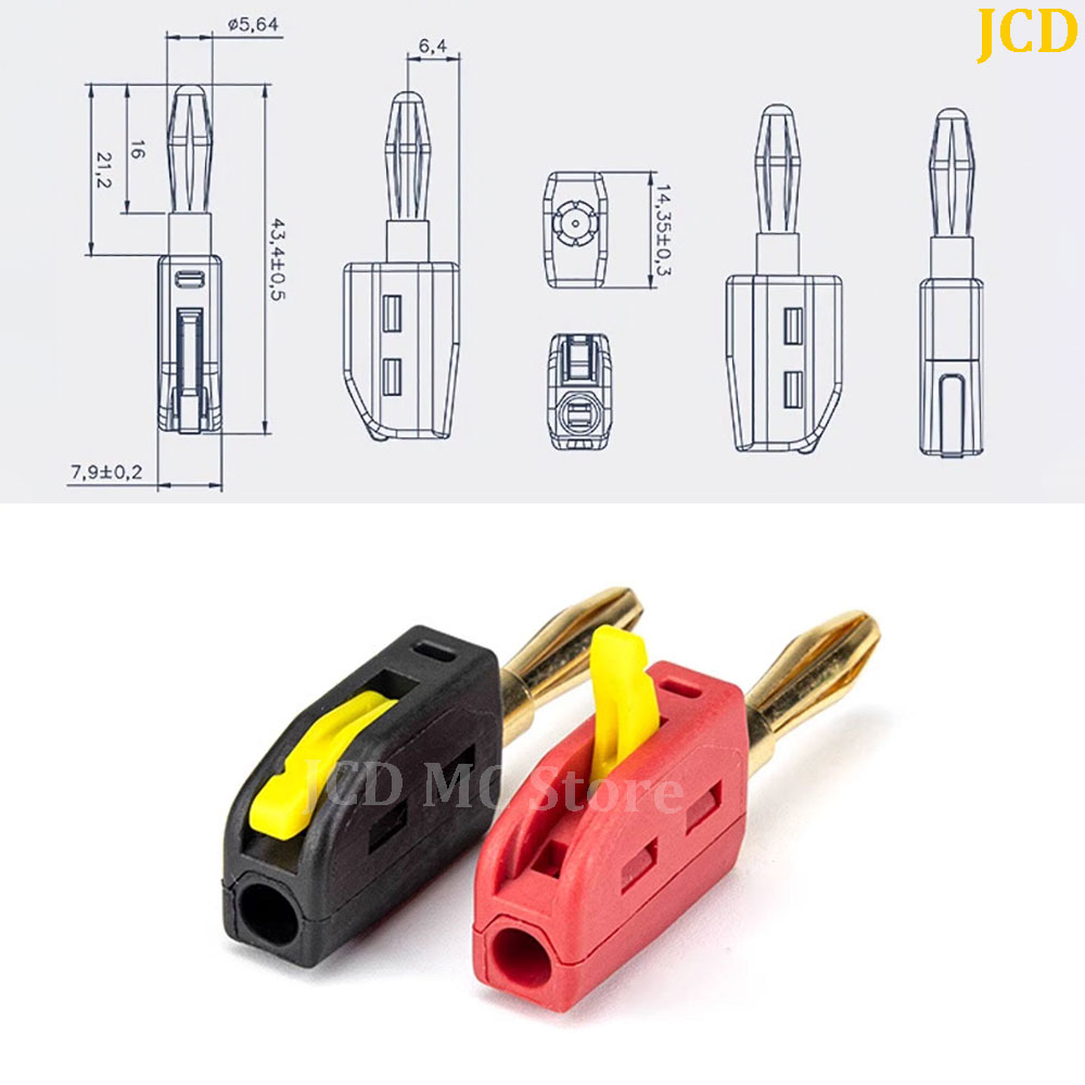 Wtyk bananowy 4mm 32A Złącza b – Audio Music Test recenzja i cena