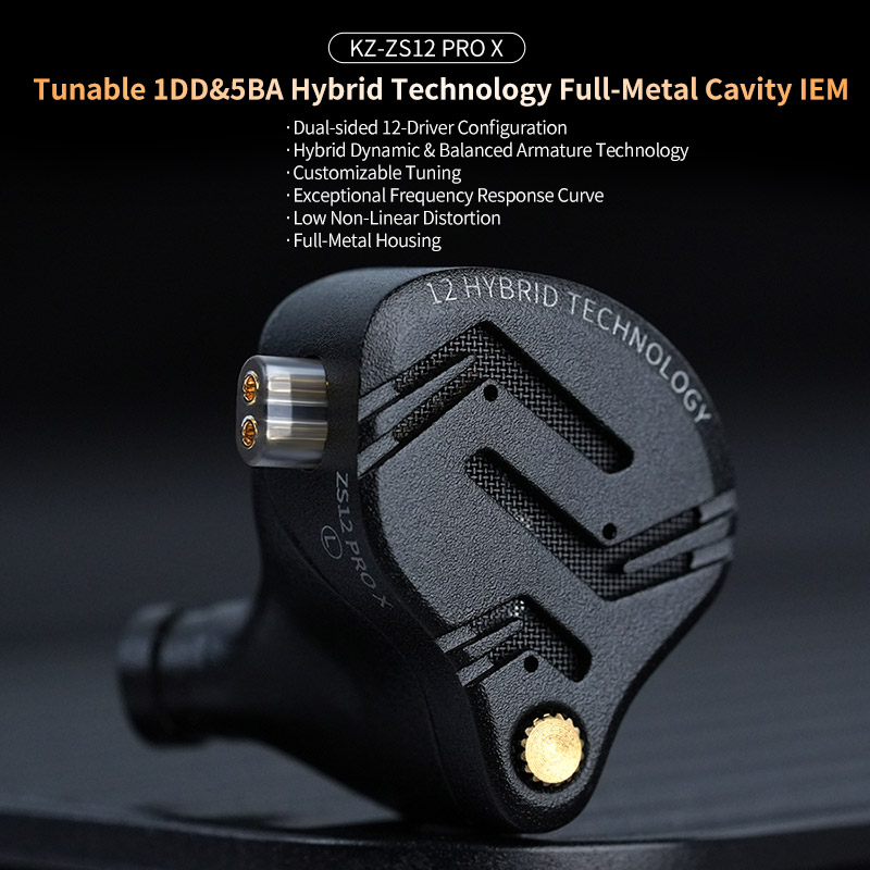 KZ ZS12 PRO X Metal Earphones  – Audio Music Technology recenzja i cena