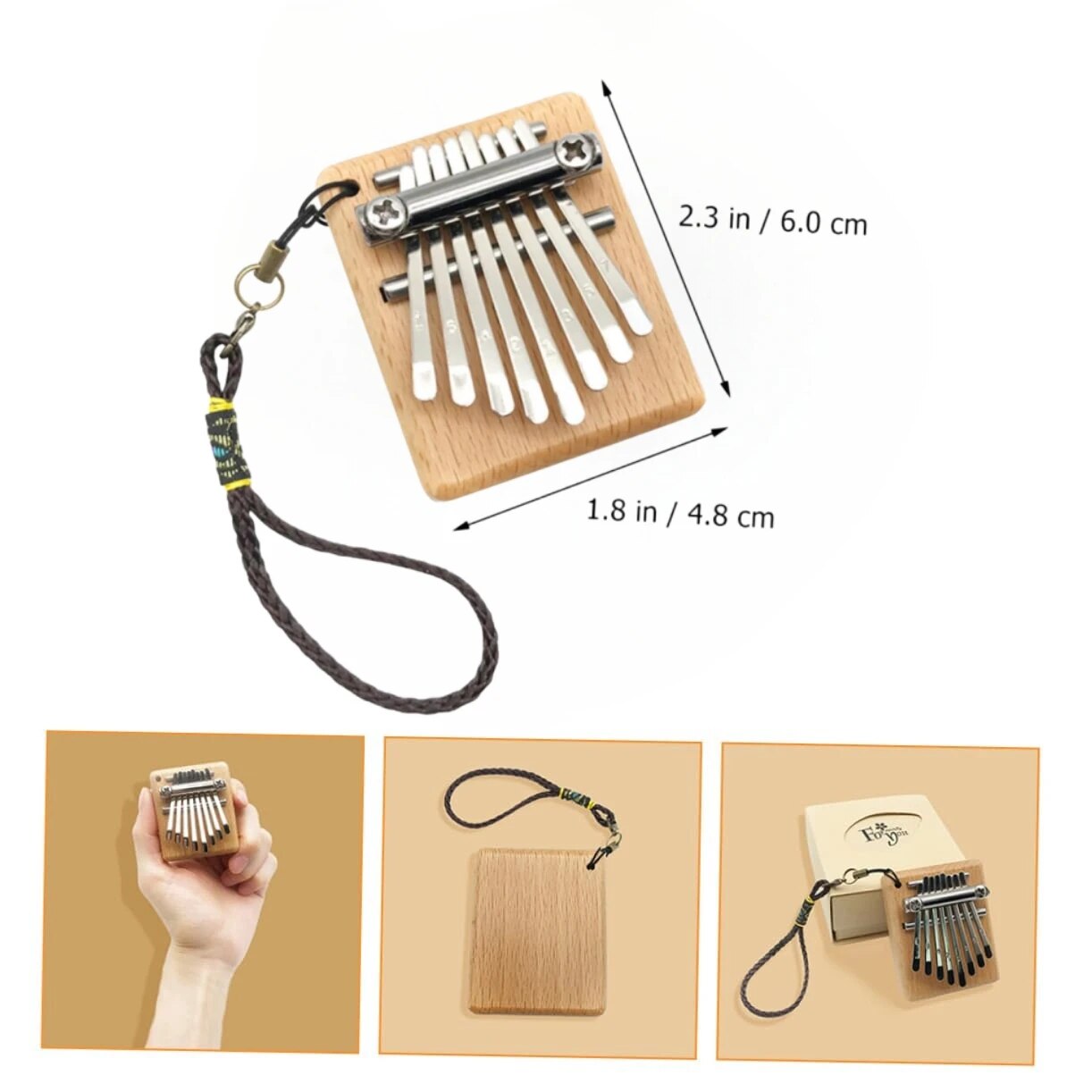 Miwayer Mini Kalimba 8 klawisz – Kalimba Thumb Piano recenzja i cena