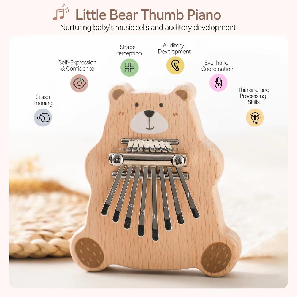 8-klawiszowa Mini Kalimba Prze – Kalimba Thumb Piano recenzja i cena