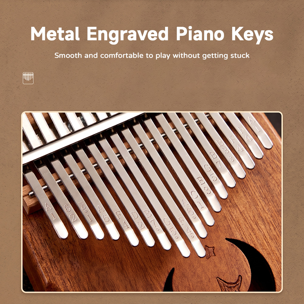 21-klawiszowa mahoniowa kalimb – Kalimba Thumb Piano recenzja i cena