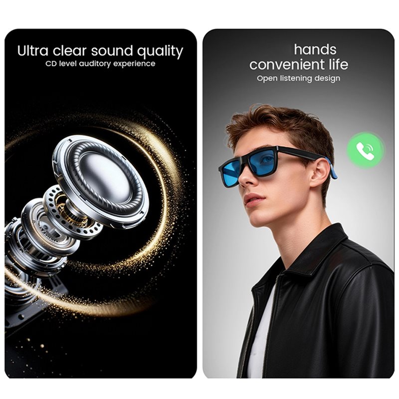 Inteligentne okulary audio AI  – Audio With Music Ai recenzja i cena