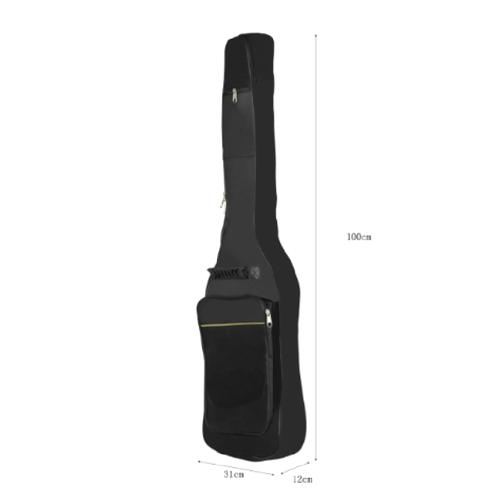 Czarny pokrowiec na gitarę ele – Guitar Strap Padded recenzja i cena