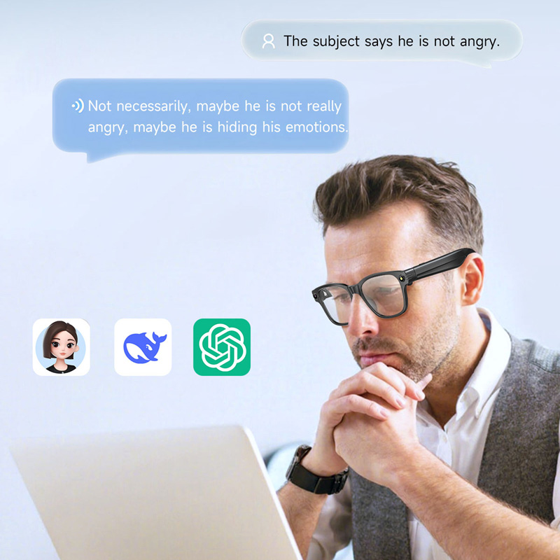 Inteligentne okulary AI z 8-me – Audio With Music Ai recenzja i cena
