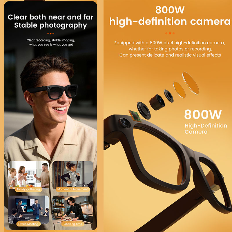 Inteligentne okulary AI z kame – Audio With Music Ai recenzja i cena
