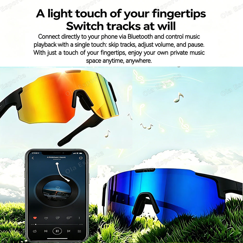 Okulary rowerowe Bluetooth z t – Audio Music Technology recenzja i cena
