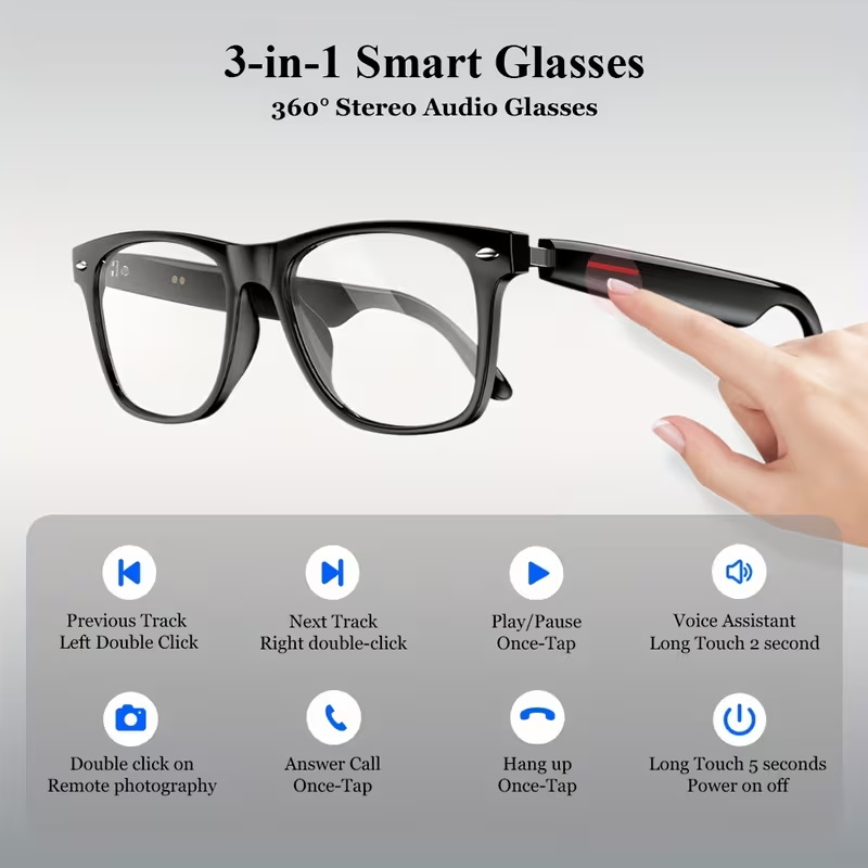 Inteligentne okulary KOIPSSE d – Audio Music Technology recenzja i cena